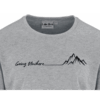 A light grey Going Nowhere Lekka Shirts Classic sweater, 100% polyester fleece, featuring a brushed fleece inner for softness, self-fabric hem and cuffs, and stylish V-stitch at the crewneck, designed for warmth and layering
